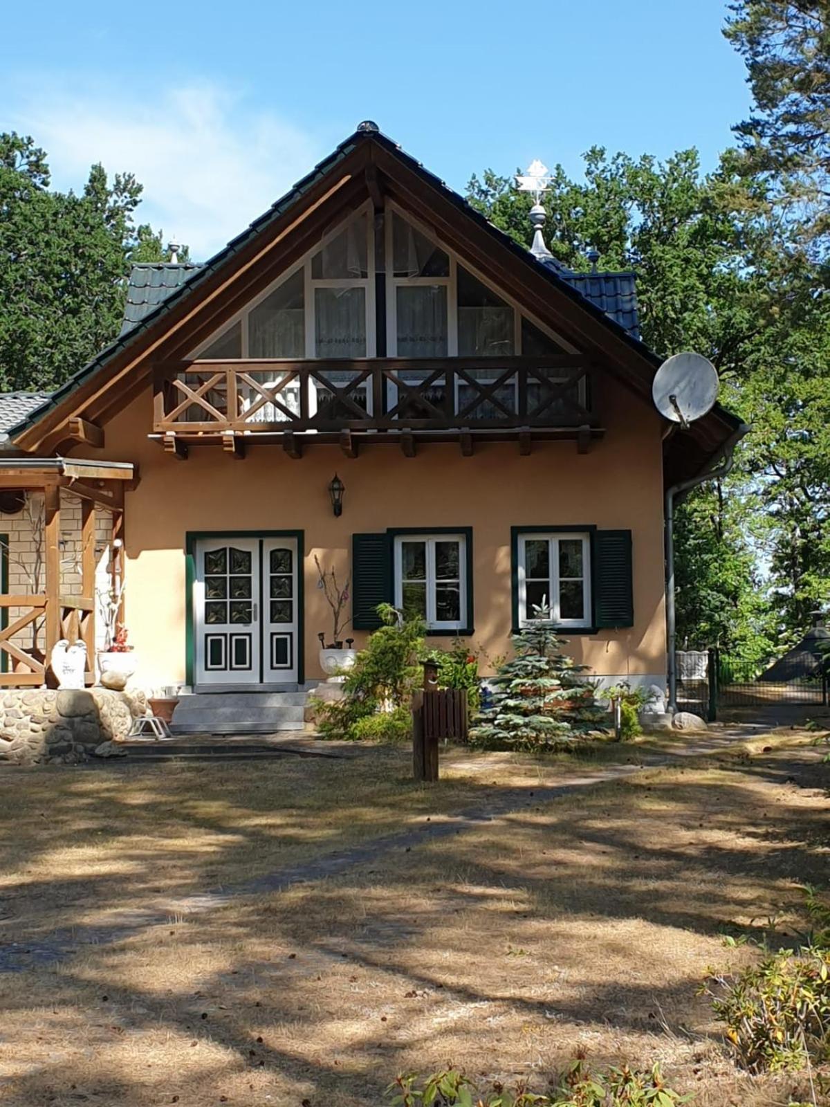 Ferienwohnung Habicht Villa-Paelitzsee Grosszerlang Exterior foto